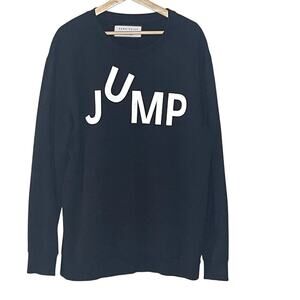 ZARA PULSE  BLACK "JUMP " SWEATSHIRT‎ SIZE XL